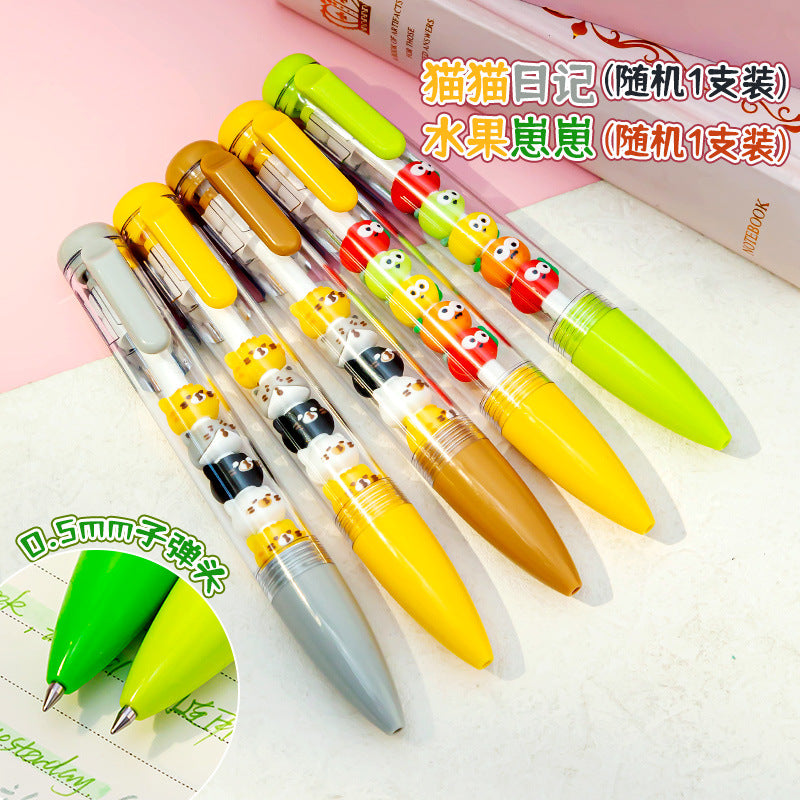 Wholesale DIY string gel pen black smooth ballpoint pen